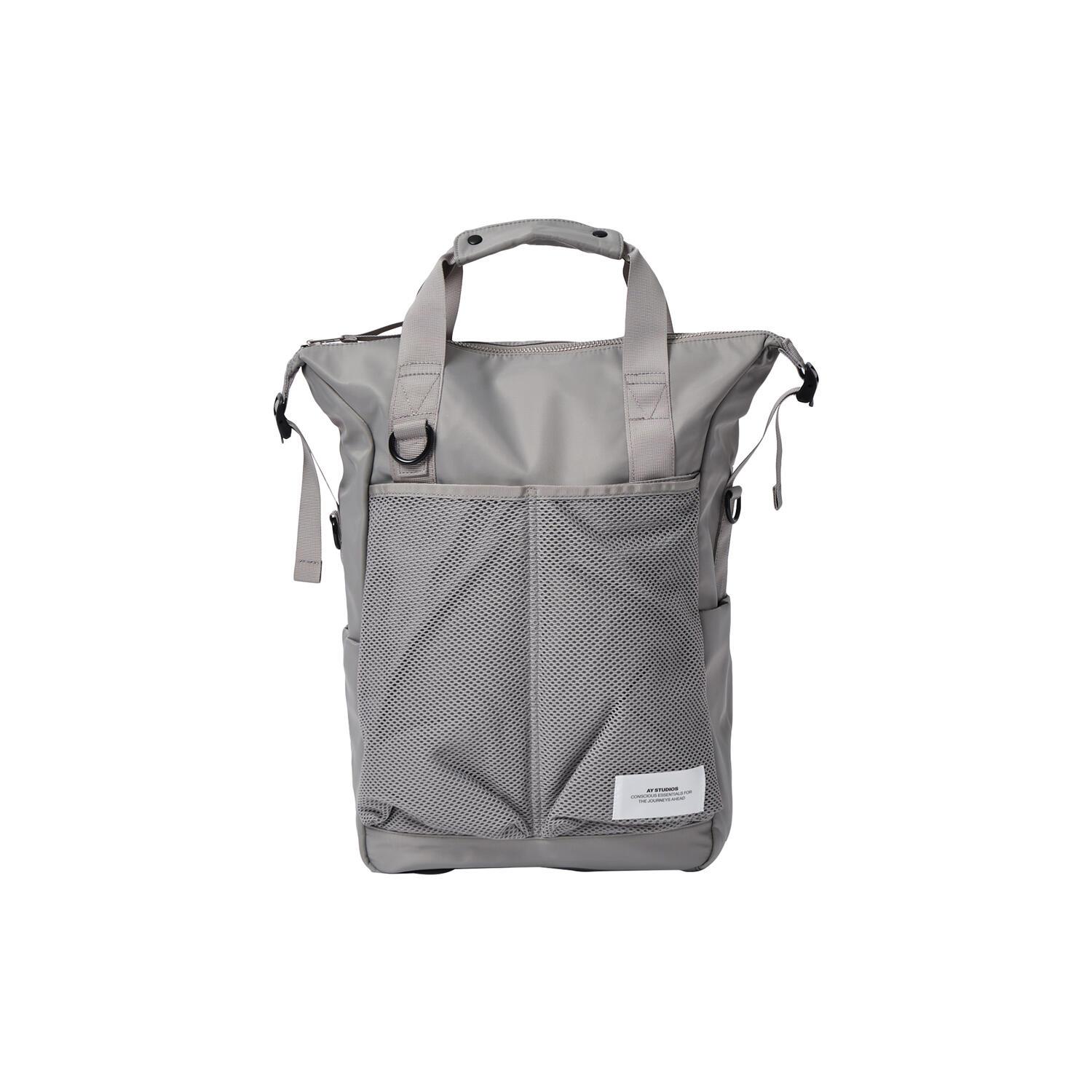AY Studios Backpack Silver Unisex Rucksack Wasserabweisend silber grau